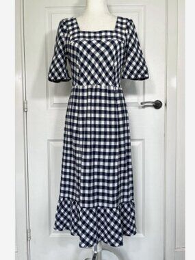 BRORA gingham dress UK 10 / US 6